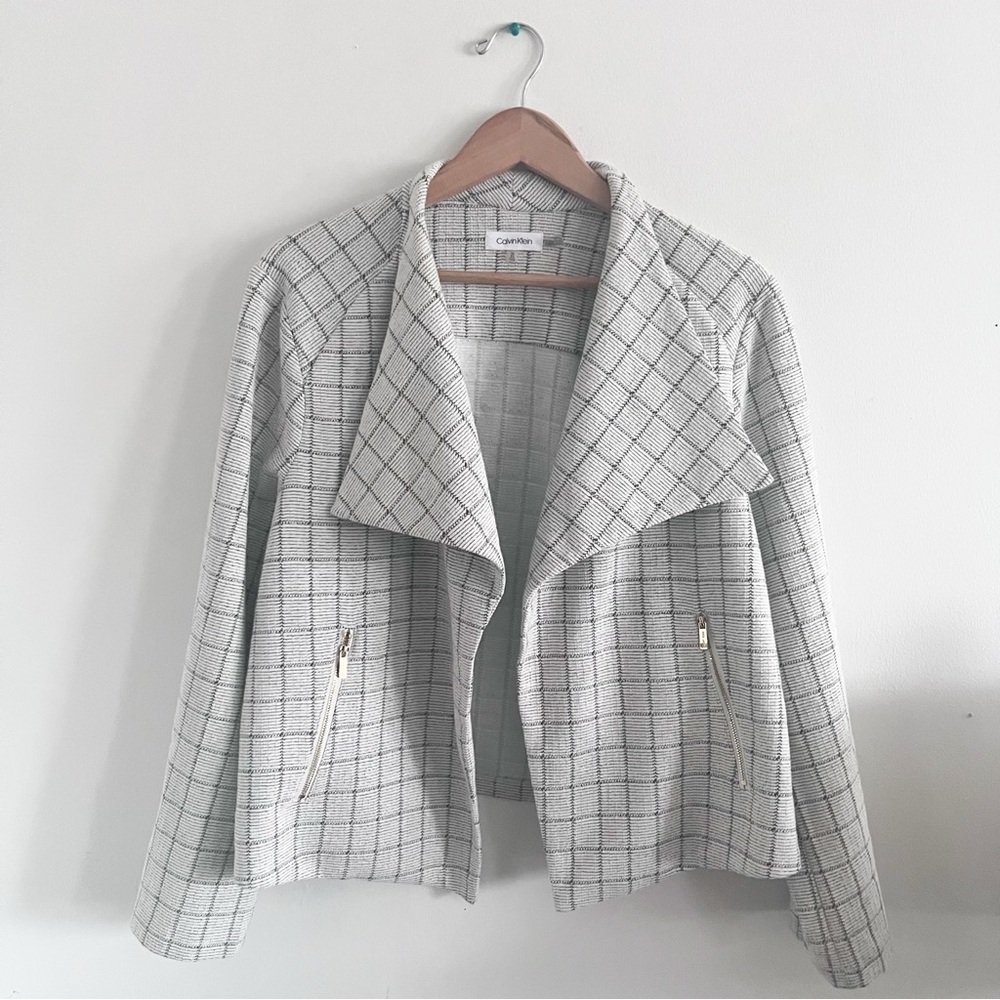 Calvin Klein Classic  open-front jacket